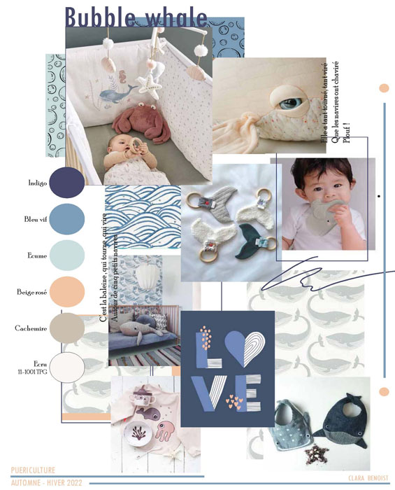 Ambiance Baby Calin Bubble Whales 