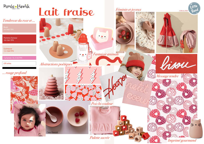  Ambiance Little Band Lait Fraise 