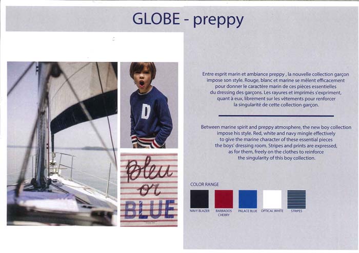  Ambiance Tape à l'Oeil Globe Preppy 